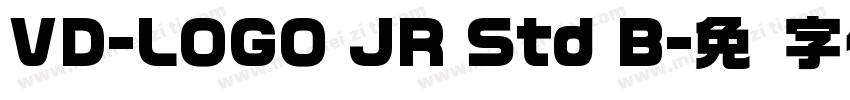 VD-LOGO JR Std B字体转换